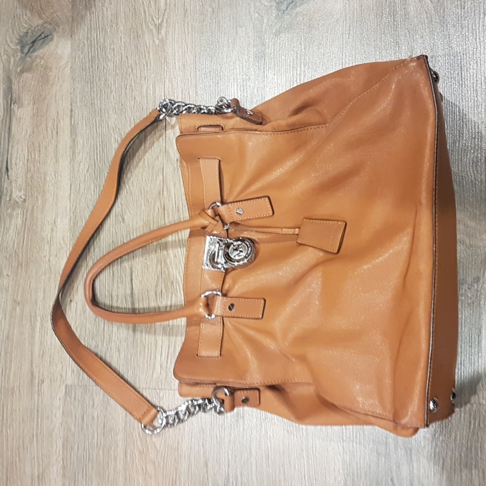 Micheal Kors Hamilton Tote Cognac